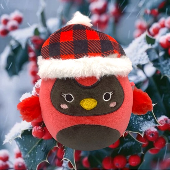 Squishmallows Red and Black Stuffed Animal Plush - Picture 1 of 6